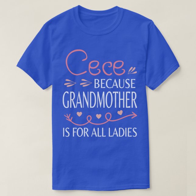 T7Tee Lycklig Mor Day Cece T Shirt (Design framsida)