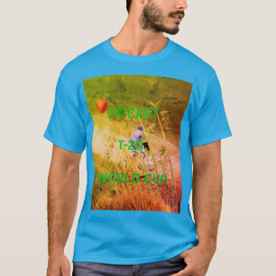T-20 VÄRLDSCUPEN I CRICKET T SHIRT