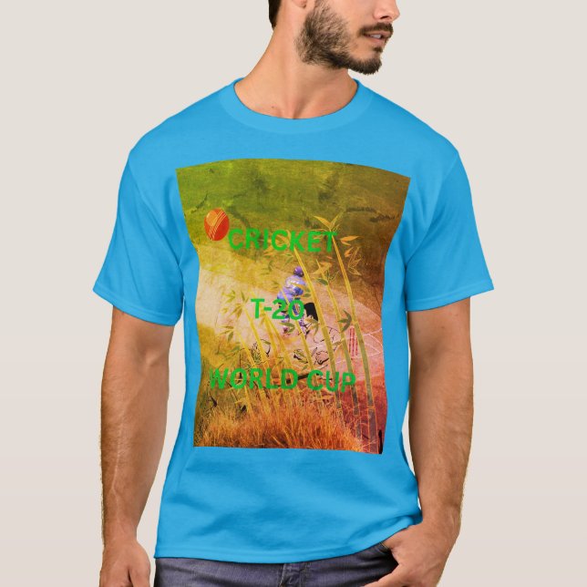 T-20 VÄRLDSCUPEN I CRICKET T SHIRT (Framsida)
