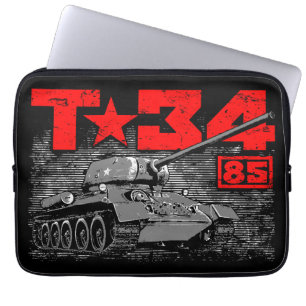 T-34-85 Sovjetunionens medelstora tank Laptop Fodral