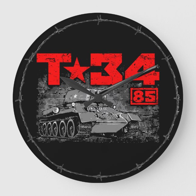 T-34-85 Sovjetunionens medelstora tank Stor Klocka (Framsida)