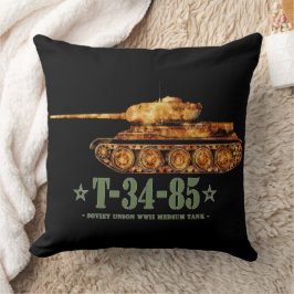 T-34-85 Världskrig Två sovjetiska medelstora Tanke Kudde