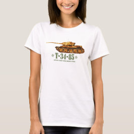 T-34-85 Världskrig Två sovjetiska medelstora Tanke T Shirt