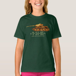 T-34-85 Världskrig Två sovjetiska medelstora Tanke T Shirt