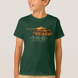 T-34-85 Världskrig Två sovjetiska medelstora Tanke T Shirt