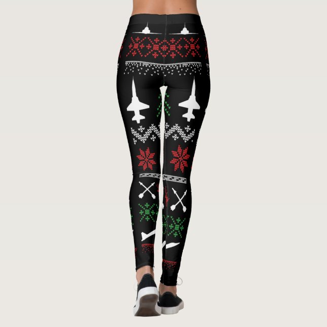 T-38 Julbalkar Leggings (Baksida)