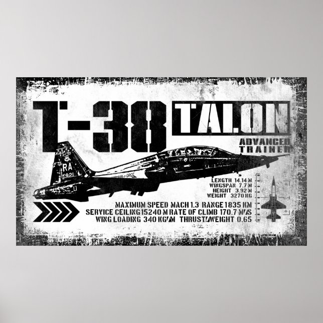 T-38 Talon Poster (Framsidan)