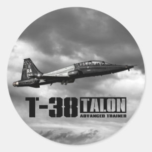 T-38 Talon Runt Klistermärke