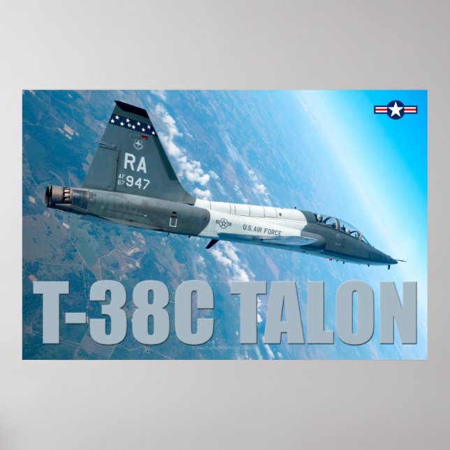 T-38C TALON POSTER (Framsidan)
