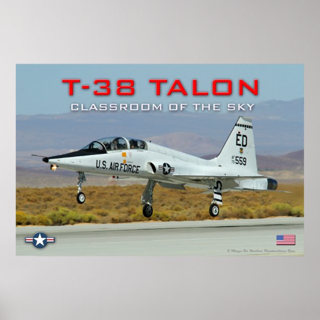 T-38C TALON POSTER (Framsidan)