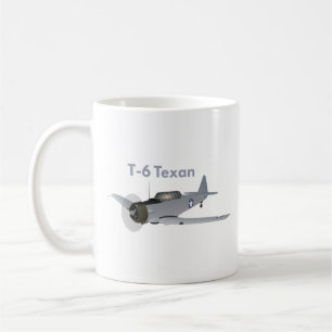 T-6 Trainstruktörsflygplan Kaffemugg