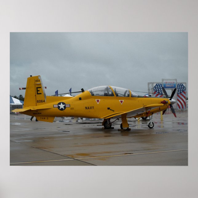 T-6A Texan II Centennial of Naval Avaiation. Poster (Framsidan)