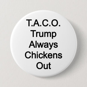 T.A.C.O Trump alltid Chickout ut Knapp