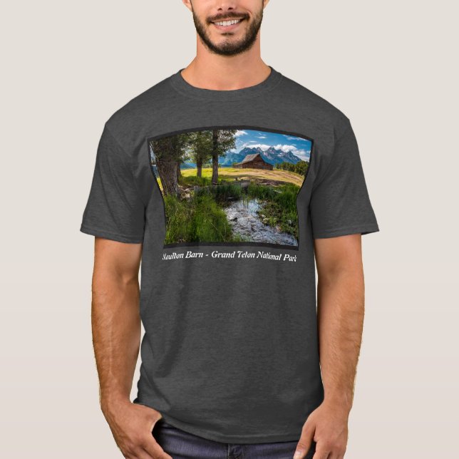 T.a. Moulton ladugård - storslagna Teton T Shirt (Framsida)