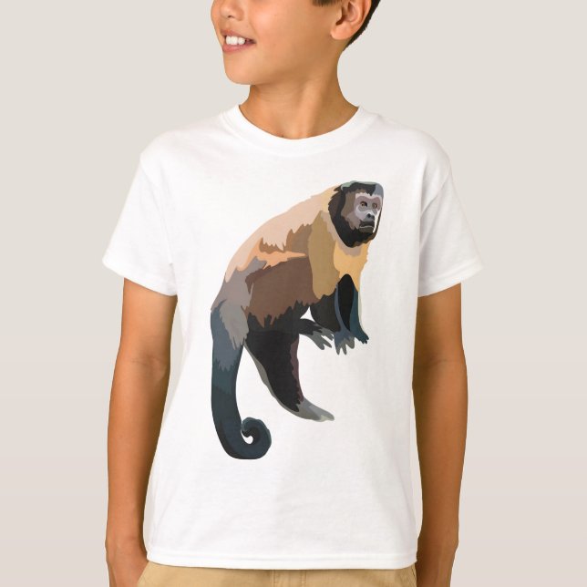 T är avsett för tuftad Capuchin Shirt (Framsida)