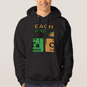 T Är För Lärare & Tacos Vetenskapslärare Hoodie