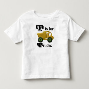 T är för lastbilar småbarn t-shirt