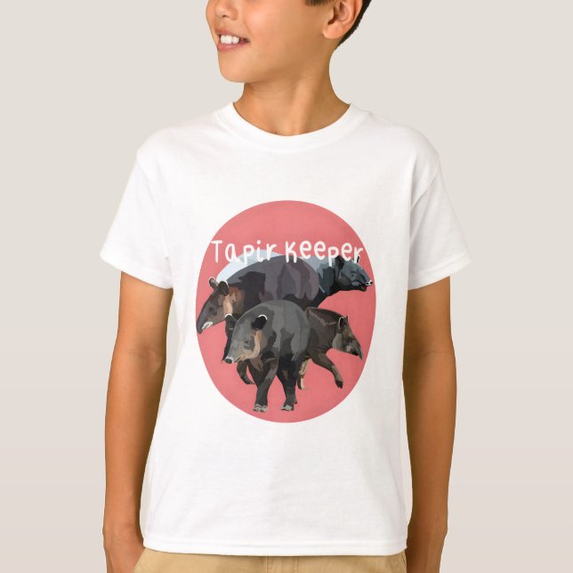 T är för Tapir Keeper T Shirt (Framsida)