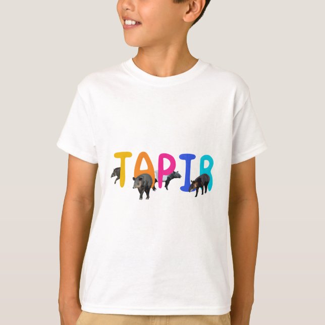T är för Tapir Shirt (Framsida)
