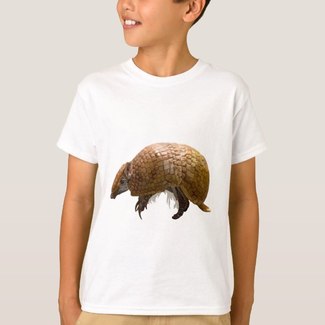 T är för Three Banded Armadillo Shirt (Framsida)