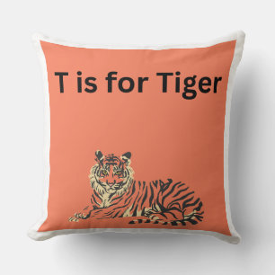 T är för Tiger Kudd Kudde