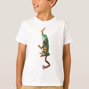 T är för Tiger Legged Träd Frog Shirt