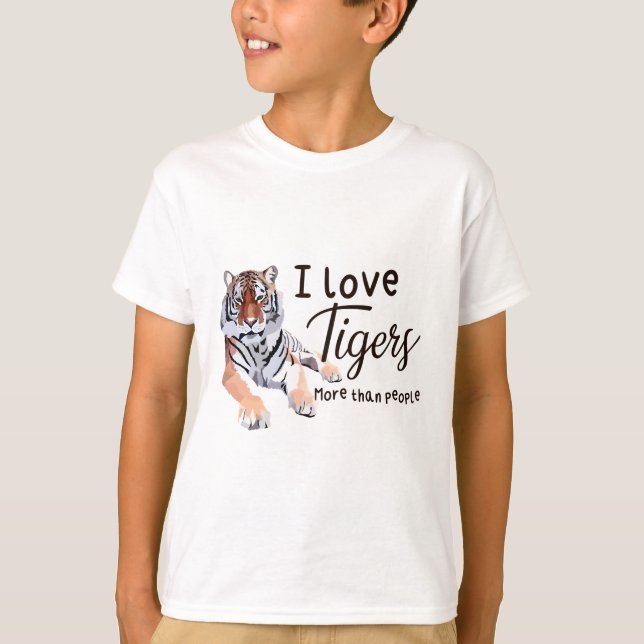 T är för Tiger Shirt (Framsida)