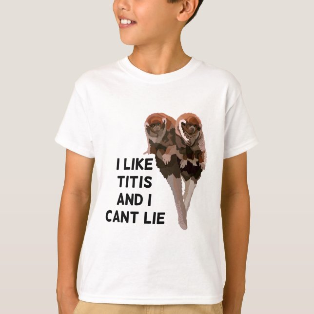 T är för Titi Monkey Shirt (Framsida)