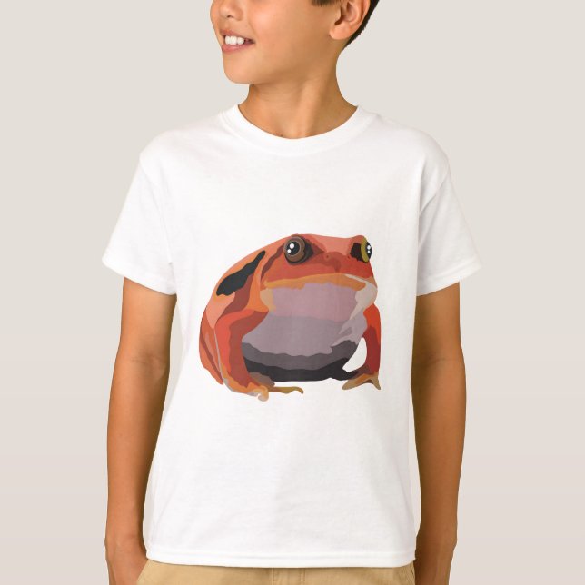 T är för Tomato Frog Shirt (Framsida)