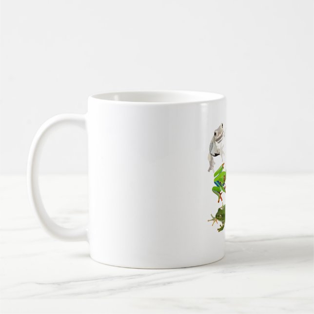 T är för Träd Frog Kaffemugg (Vänster)