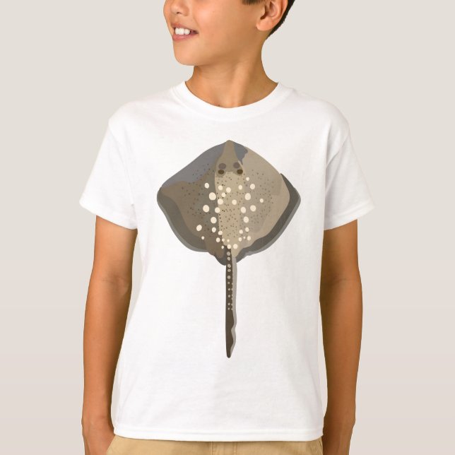 T är till Thornback Ray T Shirt (Framsida)