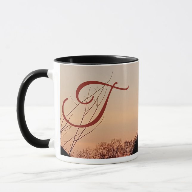 "T" ArborCrosse Initial Mug  Mugg (Vänster)