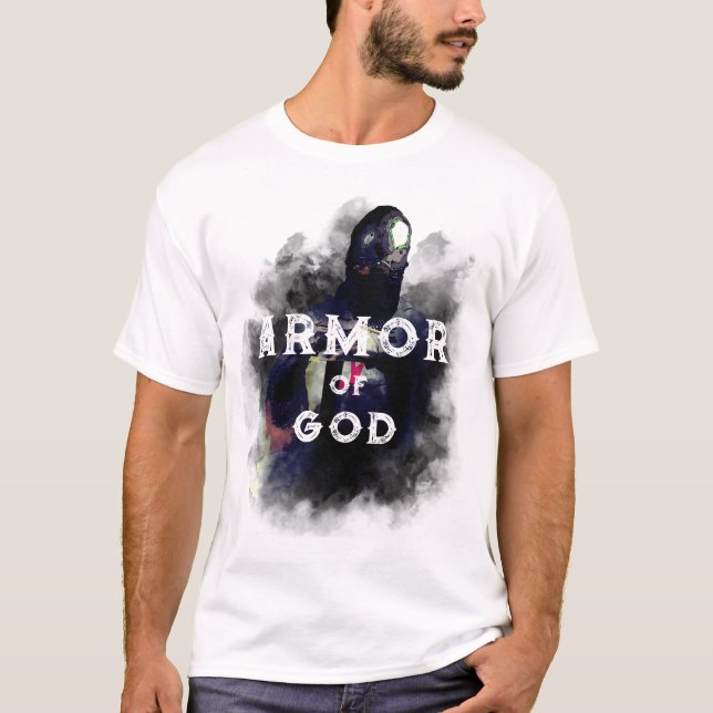 T-Armor från Guds kristna Religiösa Andlig T Shirt (Framsida)