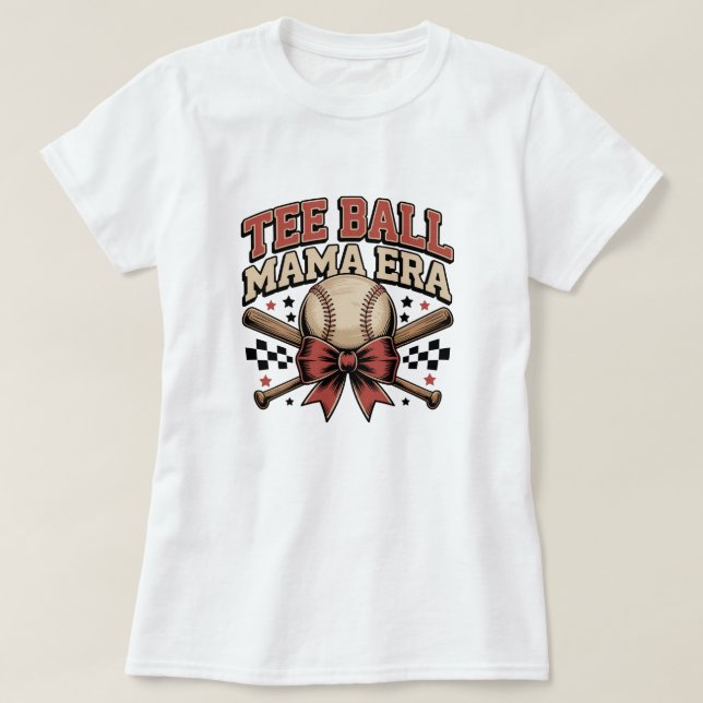 T-BALL MAMMA EPOK Baseball Mamma Matchdag T-Shirt (Design framsida)