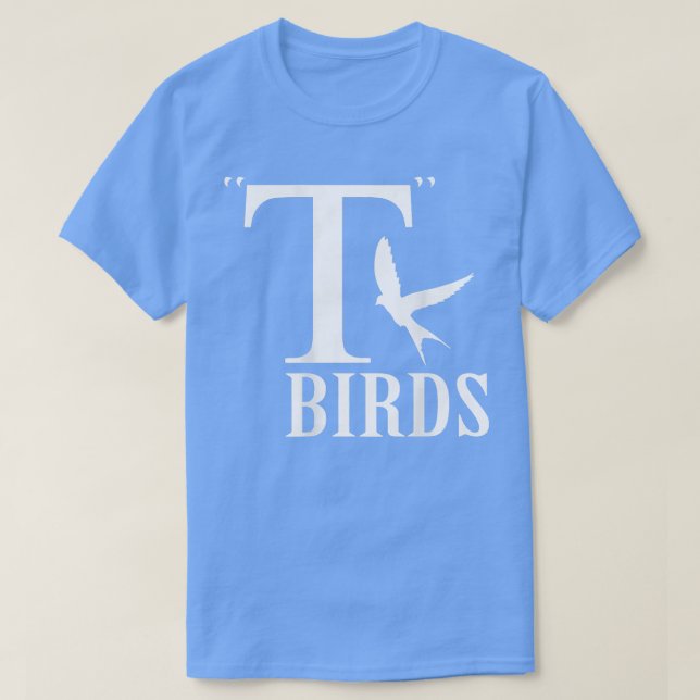 T Bird Funny Halloween Costume rocker 1950s  Print T Shirt (Design framsida)