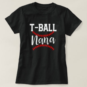 T-Boll Nana kvinna gåva för lek för mormor för T Shirt