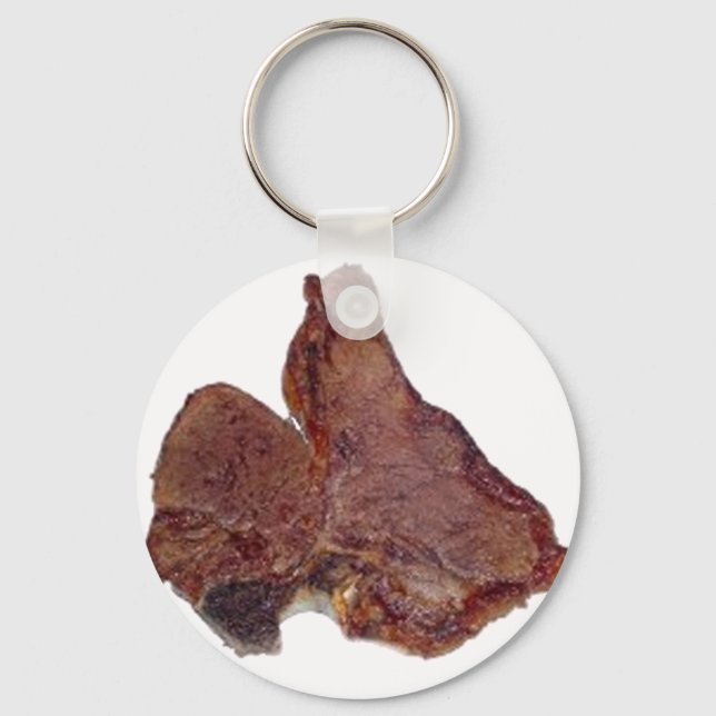 T-bone steak nyckelring (Framsida)
