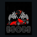 T Crew Mom Racing Car Birthday Boy Family Matching Poster<br><div class="desc">T Crew Mom Racing Car Birthday Boy Family Matching</div>