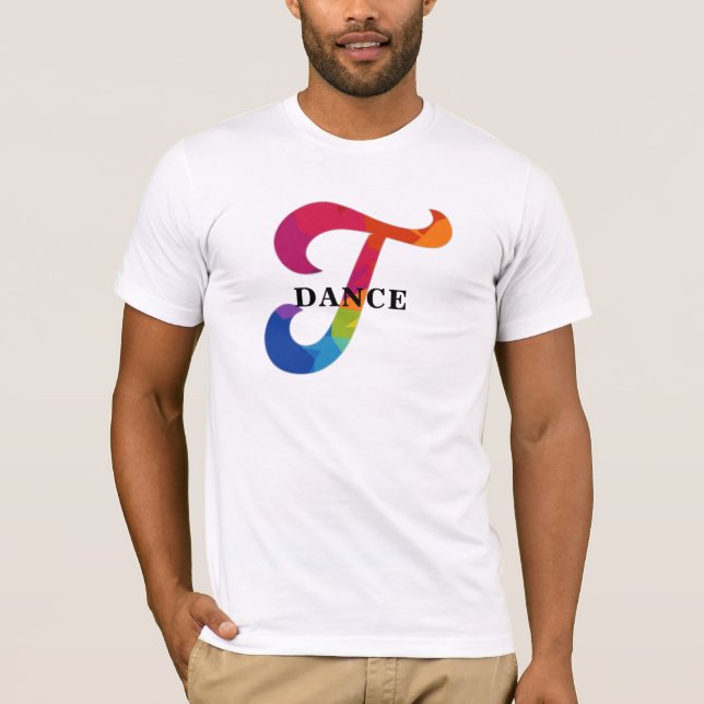 T Dance Basic Pride T-Shirt för män (Framsida)