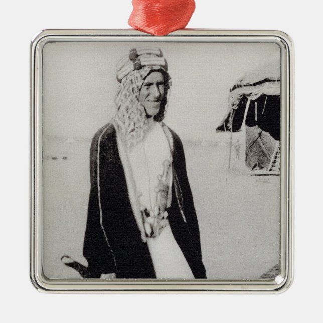 T.E. Lawrence i den arabiska klänningen Julgransprydnad Metall (Framsidan)
