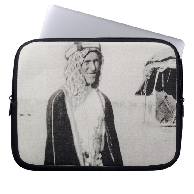 T.E. Lawrence i den arabiska klänningen Laptop Sleeve (Framsidan)