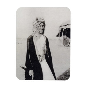 T.E. Lawrence i den arabiska klänningen Magnet