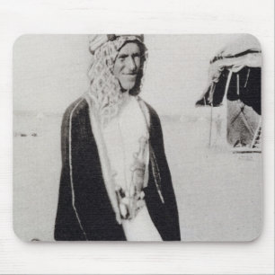 T.E. Lawrence i den arabiska klänningen Musmatta