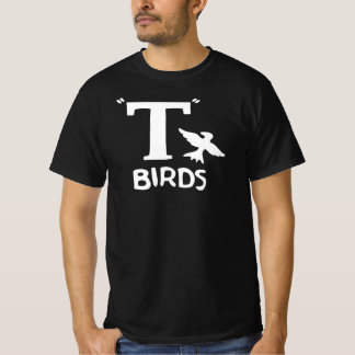 T Fågeldesign på en t-shirt