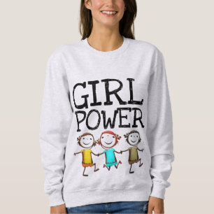 T-FARTYG OCH SWEATSHIRTS FÖR GIRL-POWER T SHIRT