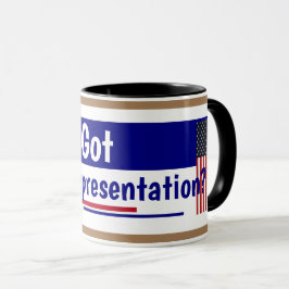 T för Trump Har Representation Coffee Mugg