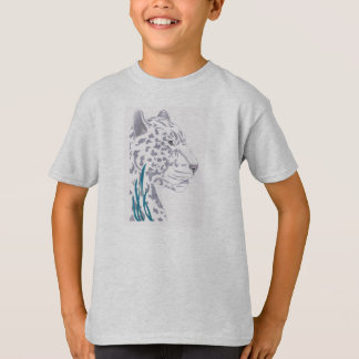 T för vitLeopardbarn Tee