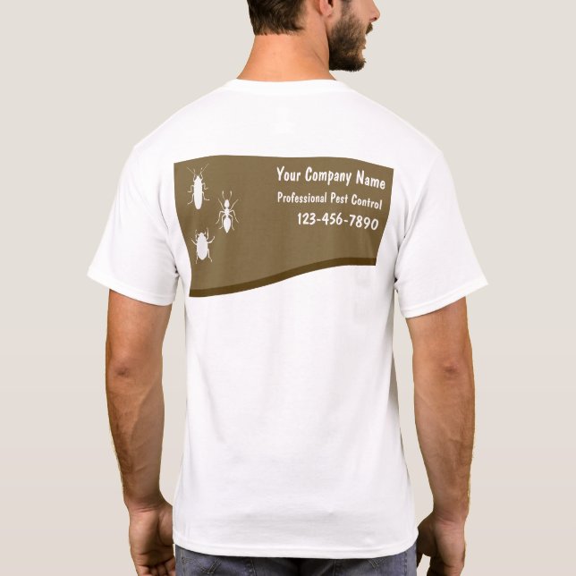 T-frakt för företag tee shirt (Baksida)