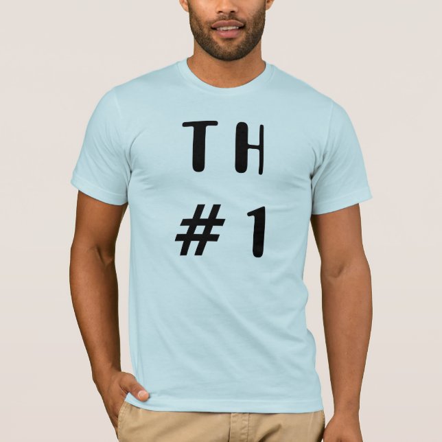 T H NR. 1 SHIRT (Framsida)