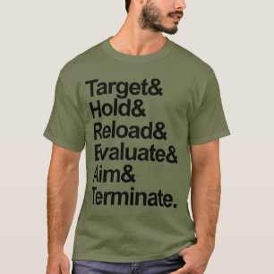 T.H.R.E.A.T. Militär skottning, akronym Sniper T Shirt